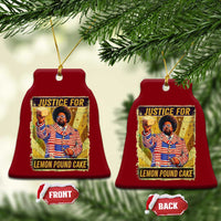 Justice for Lemon Pound Cake Vintage Retro Ceramic Ornament Funny Viral Hip Hop Meme Parody Internet Culture Fans