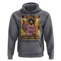 Justice for Lemon Pound Cake Vintage Retro Hoodie Funny Viral Hip Hop Meme Parody Internet Culture Fans