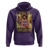 Justice for Lemon Pound Cake Vintage Retro Hoodie Funny Viral Hip Hop Meme Parody Internet Culture Fans
