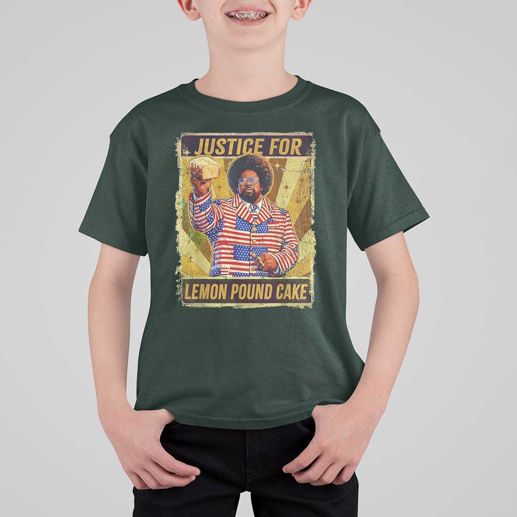 Justice for Lemon Pound Cake Vintage Retro T Shirt For Kid Funny Viral Hip Hop Meme Parody Internet Culture Fans