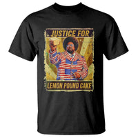 Justice for Lemon Pound Cake Vintage Retro T Shirt Funny Viral Hip Hop Meme Parody Internet Culture Fans