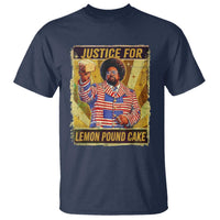 Justice for Lemon Pound Cake Vintage Retro T Shirt Funny Viral Hip Hop Meme Parody Internet Culture Fans