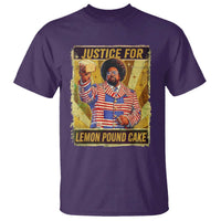 Justice for Lemon Pound Cake Vintage Retro T Shirt Funny Viral Hip Hop Meme Parody Internet Culture Fans