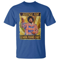 Justice for Lemon Pound Cake Vintage Retro T Shirt Funny Viral Hip Hop Meme Parody Internet Culture Fans
