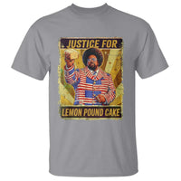 Justice for Lemon Pound Cake Vintage Retro T Shirt Funny Viral Hip Hop Meme Parody Internet Culture Fans