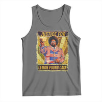 Justice for Lemon Pound Cake Vintage Retro Tank Top Funny Viral Hip Hop Meme Parody Internet Culture Fans