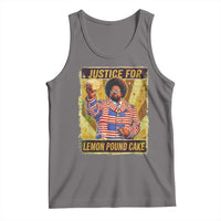 Justice for Lemon Pound Cake Vintage Retro Tank Top Funny Viral Hip Hop Meme Parody Internet Culture Fans