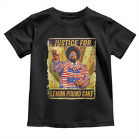 Justice for Lemon Pound Cake Vintage Retro Toddler T Shirt Funny Viral Hip Hop Meme Parody Internet Culture Fans
