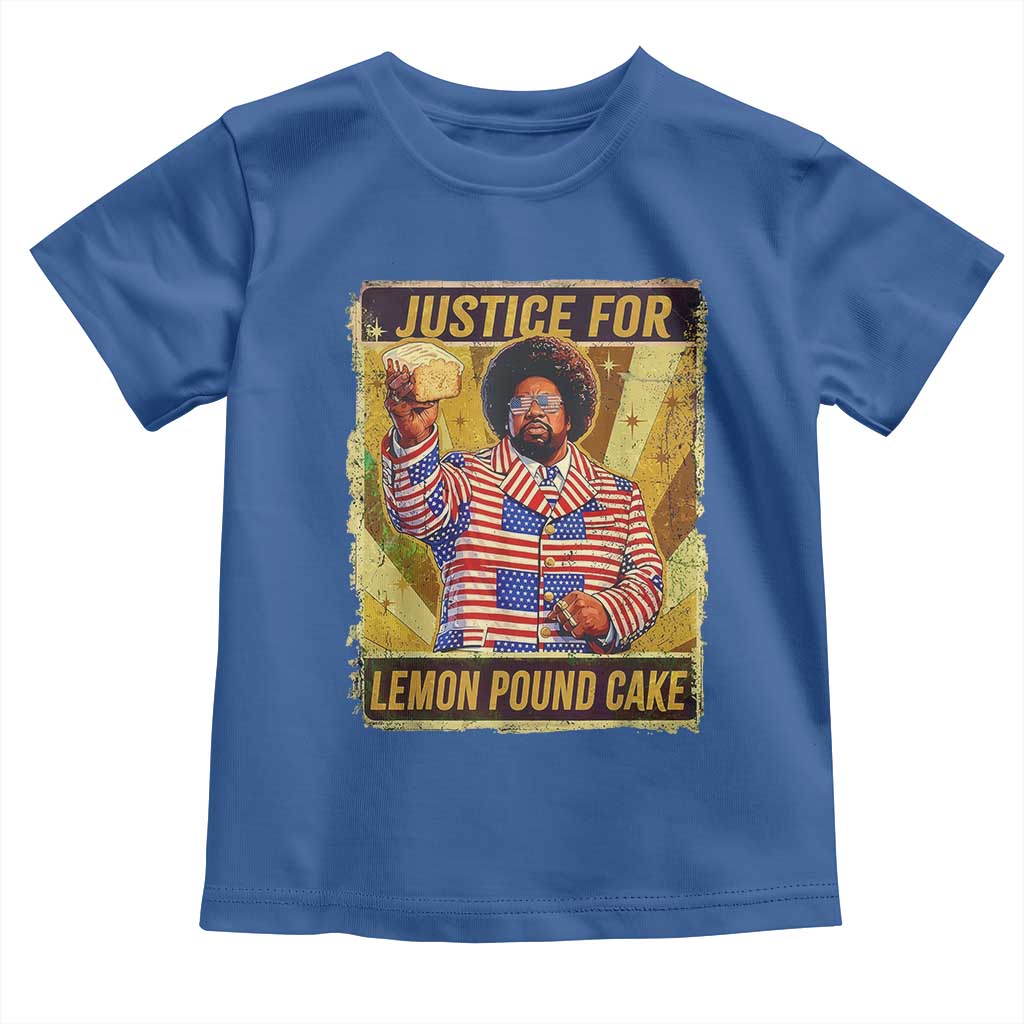 Justice for Lemon Pound Cake Vintage Retro Toddler T Shirt Funny Viral Hip Hop Meme Parody Internet Culture Fans