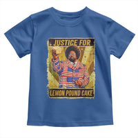 Justice for Lemon Pound Cake Vintage Retro Toddler T Shirt Funny Viral Hip Hop Meme Parody Internet Culture Fans