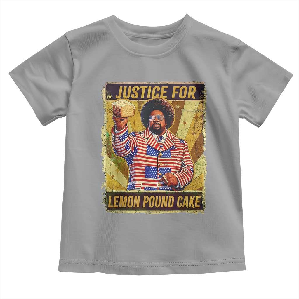Justice for Lemon Pound Cake Vintage Retro Toddler T Shirt Funny Viral Hip Hop Meme Parody Internet Culture Fans