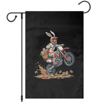 Easter Bunny Dirt Bike Rider Funny Motocross Rabbit Graphic Garden Flag Cool Off Road Racing Egg Hunt