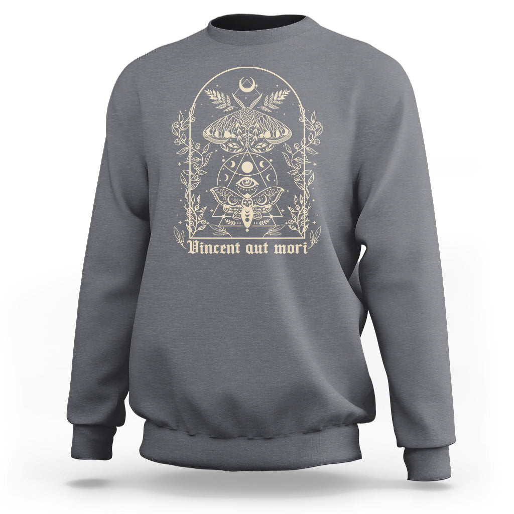 Moth Sweatshirt Dark Academia Mythology Luna Moth Death Moth Vincent Aut Mori LAtin Cecropia Moth Celestial Gypsy Mystical Vintage Retro Shirt for Women, Moth T-shirt, Spirituality Shirt - Wonder Print Shop