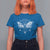 Moth T Shirt For Women Geometric Moon Phases Moth Death's Head Hawkmoth Occult Nature Mandala Mystic Night Peaceful Meditation Shirt for Women, Moth T-shirt, Spirituality Shirt - Wonder Print Shop