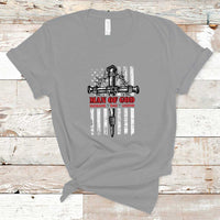 Blessed Dad T Shirt Man Of God Husband Dad Legend Christian Religious Father's Day - Wonder Print Shop