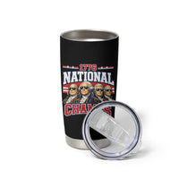 1776 National Champs Founding Fathers Graphic Tumbler Cup Funny George Washington and Presidents Sunglasses Sports Style Patriotic