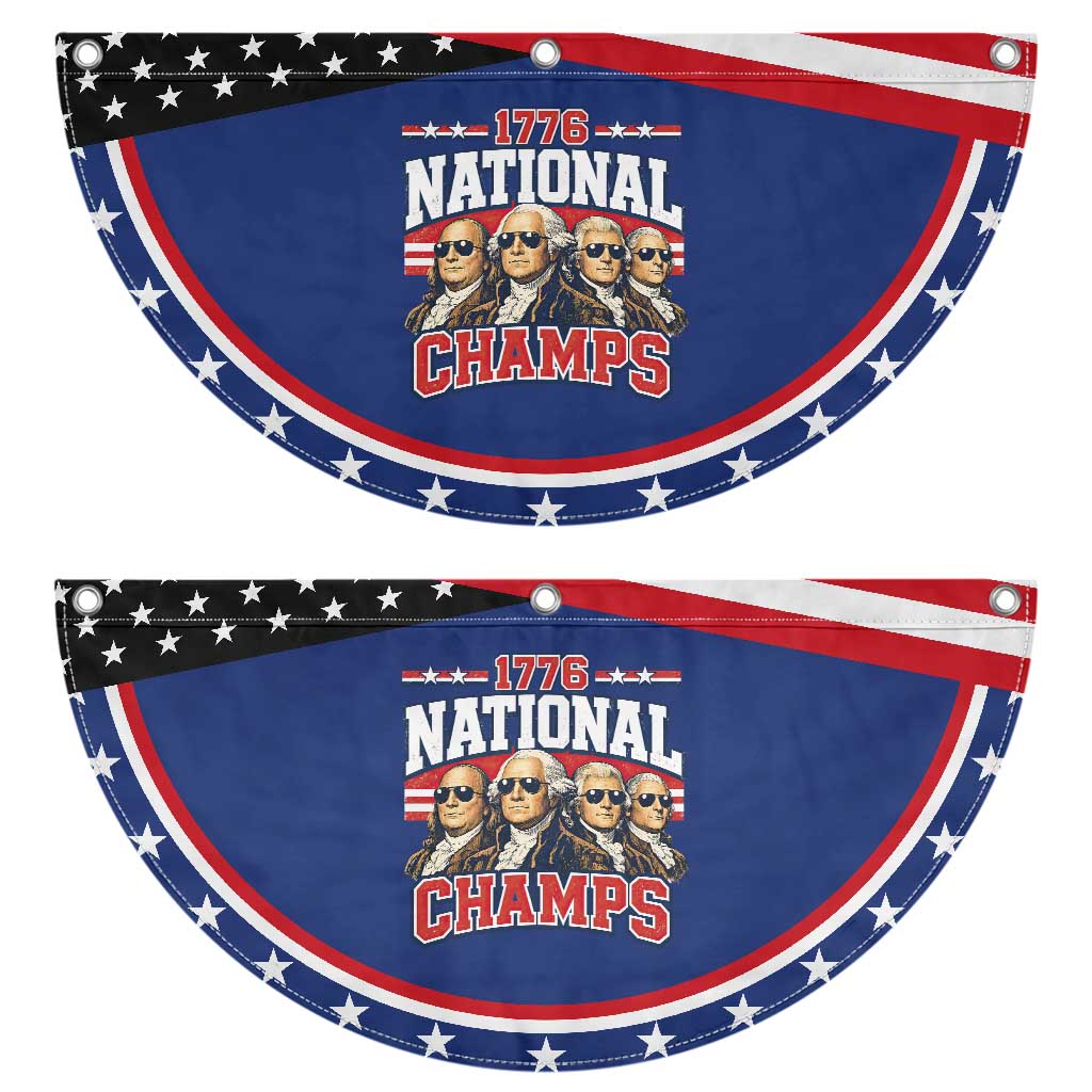 1776 National Champs Founding Fathers Graphic Patriotic Fan Flag Funny George Washington and Presidents Sunglasses Sports Style