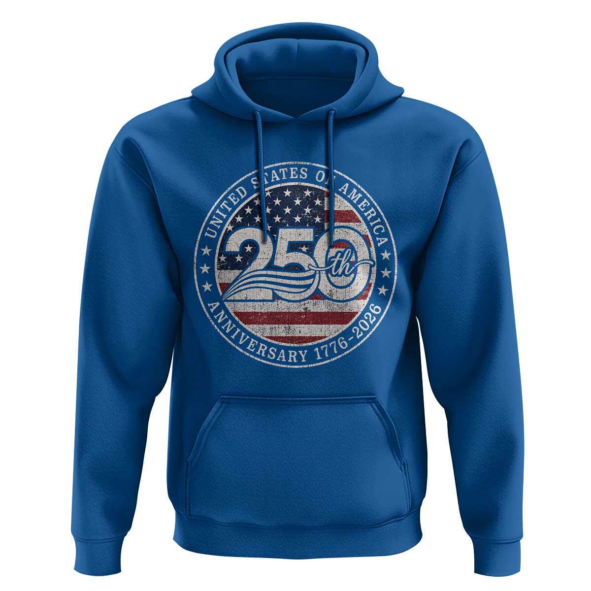 United States of America 250th Anniversary Vintage Seal Hoodie Distressed American Flag 1776 to 2026 Semiquincentennial Patriotic