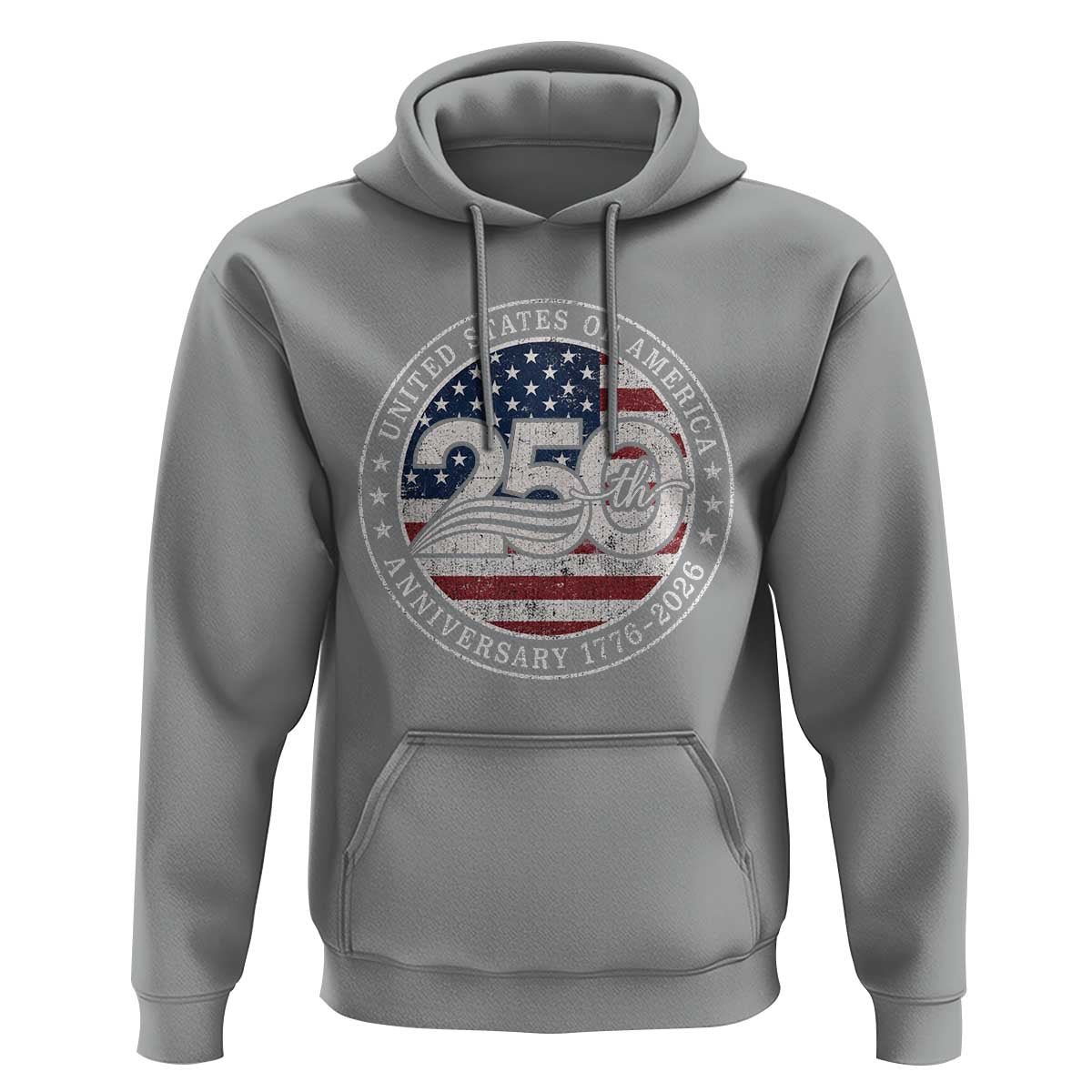 United States of America 250th Anniversary Vintage Seal Hoodie Distressed American Flag 1776 to 2026 Semiquincentennial Patriotic