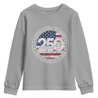 United States of America 250th Anniversary Vintage Seal Youth Sweatshirt Distressed American Flag 1776 to 2026 Semiquincentennial Patriotic