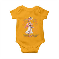 Celebrating 250 Years of American Spirit Flamingo Baby Onesie Cute Patriotic Tropical Bird Summer Landmarks Fireworks