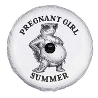 Funny Pregnant Girl Summer Turtle Spare Tire Cover Cute Stipple Maternity Bikini Sea Turtle Beach