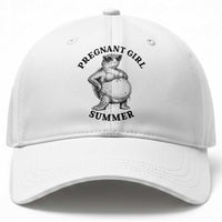 Funny Pregnant Girl Summer Turtle Baseball Cap Cute Stipple Maternity Bikini Sea Turtle Beach