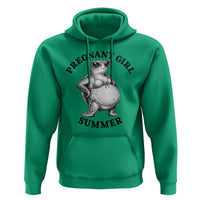 Funny Pregnant Girl Summer Turtle Hoodie Cute Stipple Maternity Bikini Sea Turtle Beach