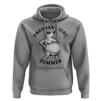 Funny Pregnant Girl Summer Turtle Hoodie Cute Stipple Maternity Bikini Sea Turtle Beach