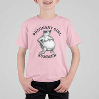 Funny Pregnant Girl Summer Turtle T Shirt For Kid Cute Stipple Maternity Bikini Sea Turtle Beach