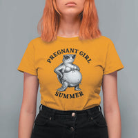 Funny Pregnant Girl Summer Turtle T Shirt For Women Cute Stipple Maternity Bikini Sea Turtle Beach