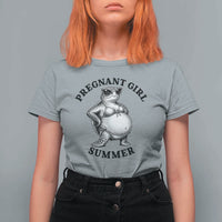 Funny Pregnant Girl Summer Turtle T Shirt For Women Cute Stipple Maternity Bikini Sea Turtle Beach