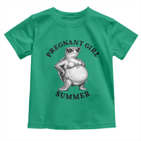 Funny Pregnant Girl Summer Turtle Toddler T Shirt Cute Stipple Maternity Bikini Sea Turtle Beach
