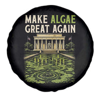 Make Algae Great Again Lincoln Memorial Reflecting Pool Graphic Spare Tire Cover Funny Washington DC Viral Swamp Meme
