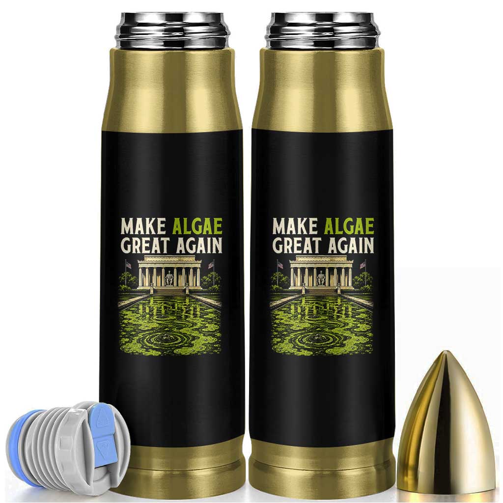 Make Algae Great Again Lincoln Memorial Reflecting Pool Graphic Bullet Tumbler Funny Washington DC Viral Swamp Meme
