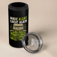 Make Algae Great Again Lincoln Memorial Reflecting Pool Graphic 4 in 1 Can Cooler Tumbler Funny Washington DC Viral Swamp Meme