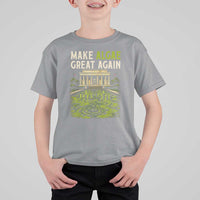 Make Algae Great Again Lincoln Memorial Reflecting Pool Graphic T Shirt For Kid Funny Washington DC Viral Swamp Meme
