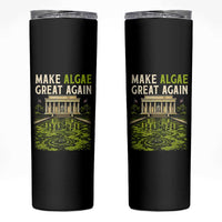 Make Algae Great Again Lincoln Memorial Reflecting Pool Graphic Skinny Tumbler Funny Washington DC Viral Swamp Meme