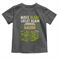 Make Algae Great Again Lincoln Memorial Reflecting Pool Graphic Toddler T Shirt Funny Washington DC Viral Swamp Meme