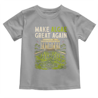 Make Algae Great Again Lincoln Memorial Reflecting Pool Graphic Toddler T Shirt Funny Washington DC Viral Swamp Meme