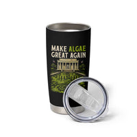 Make Algae Great Again Lincoln Memorial Reflecting Pool Graphic Tumbler Cup Funny Washington DC Viral Swamp Meme