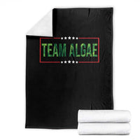 Team Algae Satire Throw Blanket Funny Lincoln Memorial Reflecting Pool Meme Parody