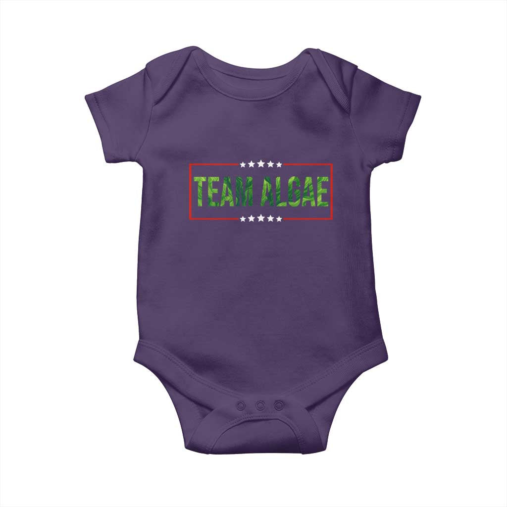 Team Algae Satire Baby Onesie Funny Lincoln Memorial Reflecting Pool Meme Parody