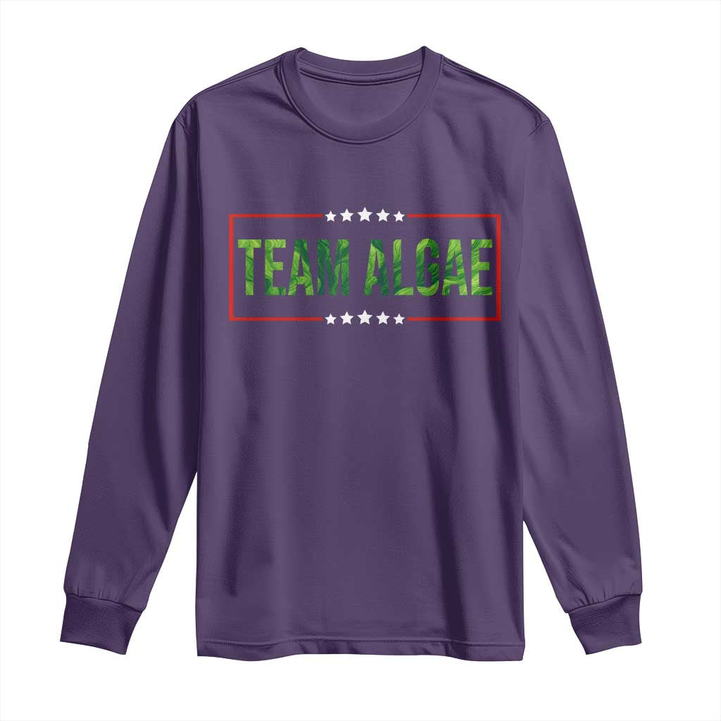 Team Algae Satire Long Sleeve Shirt Funny Lincoln Memorial Reflecting Pool Meme Parody