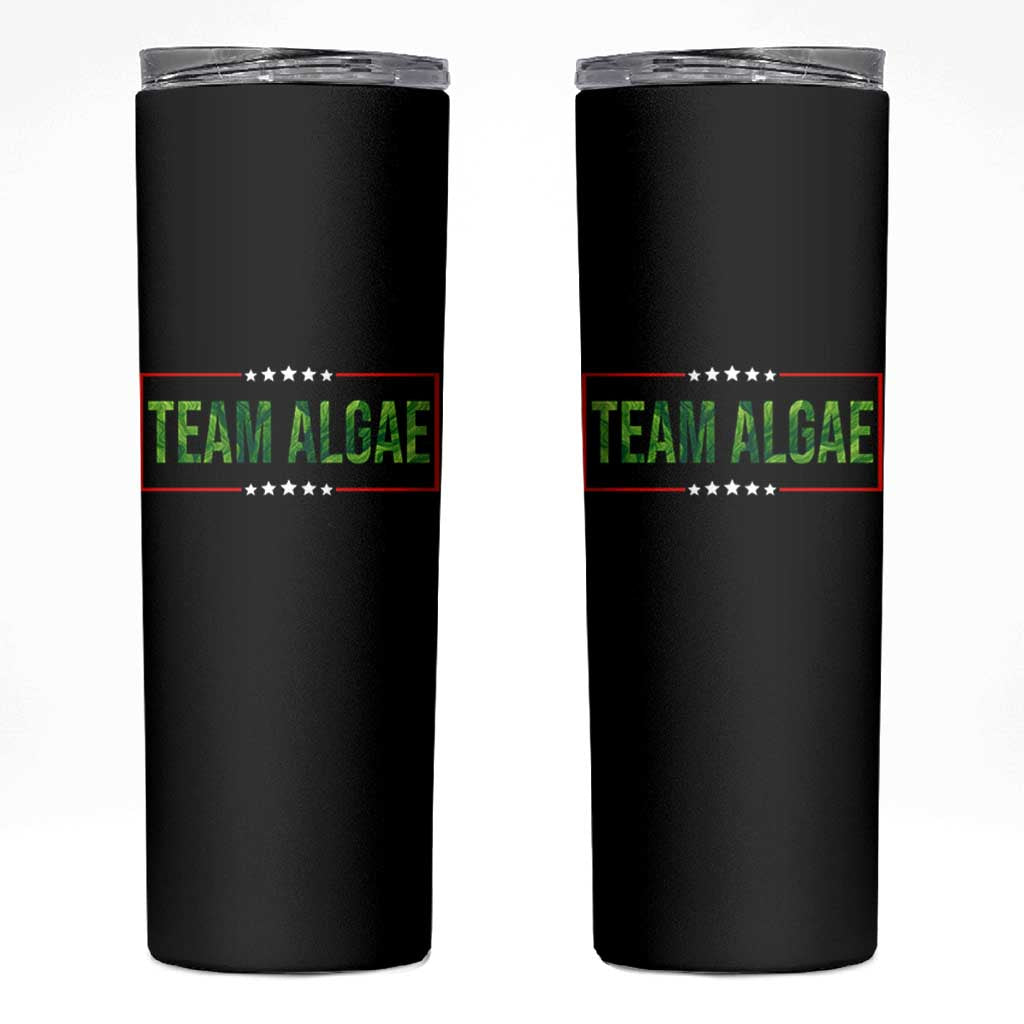 Team Algae Satire Skinny Tumbler Funny Lincoln Memorial Reflecting Pool Meme Parody