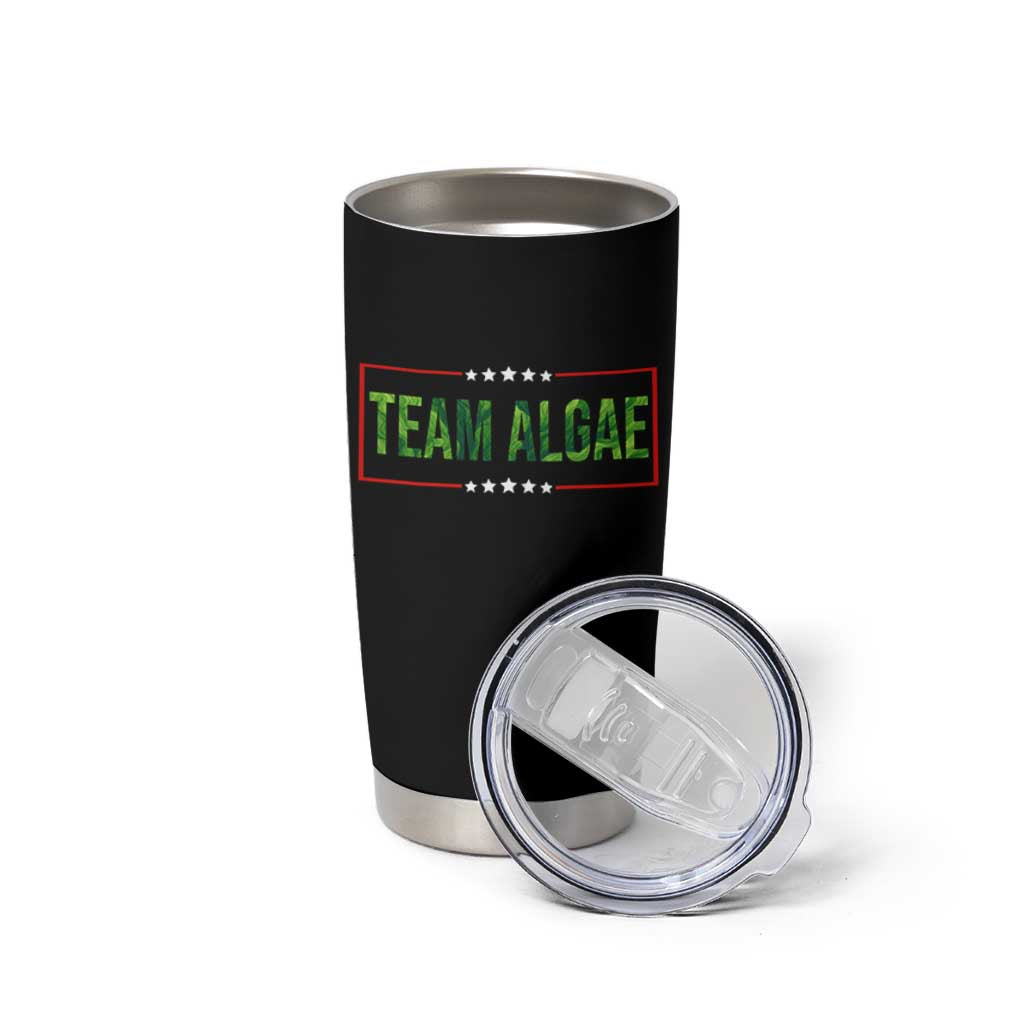 Team Algae Satire Tumbler Cup Funny Lincoln Memorial Reflecting Pool Meme Parody