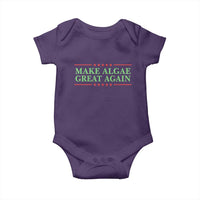Make Algae Great Again Retro Baby Onesie Funny Lincoln Memorial Reflecting Pool Parody Meme