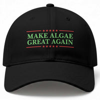 Make Algae Great Again Retro Baseball Cap Funny Lincoln Memorial Reflecting Pool Parody Meme