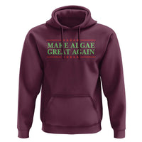 Make Algae Great Again Retro Hoodie Funny Lincoln Memorial Reflecting Pool Parody Meme