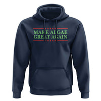 Make Algae Great Again Retro Hoodie Funny Lincoln Memorial Reflecting Pool Parody Meme